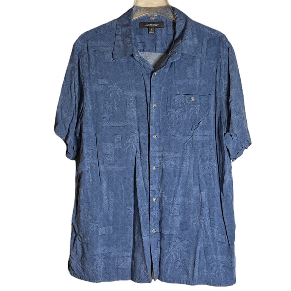 Croft & Barrow Tropical Themed Button Down Large
